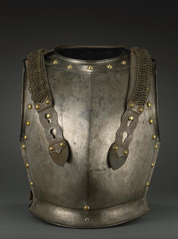 Bonhams : A French Model 1854 trooper's breast and back-plate of the ...