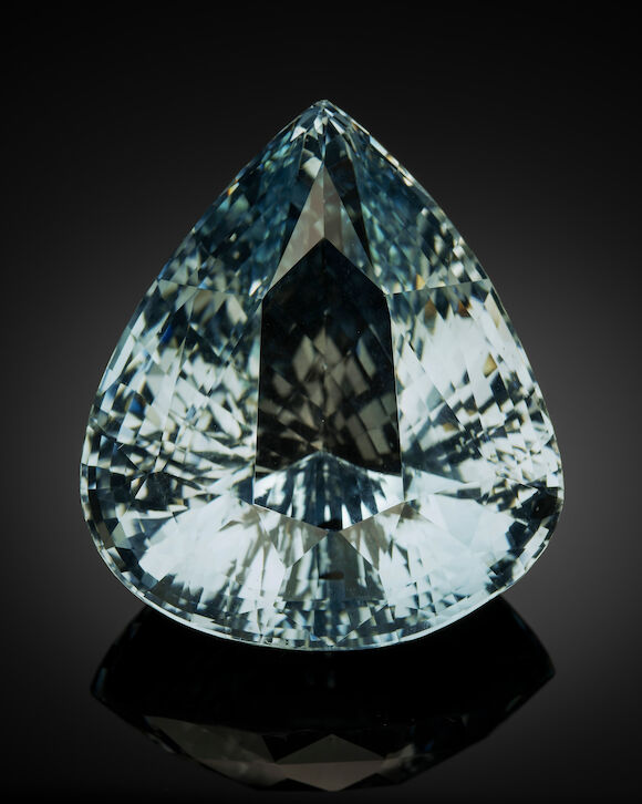 Topaz Pinterest Bonhams : Large Blue Topaz--
