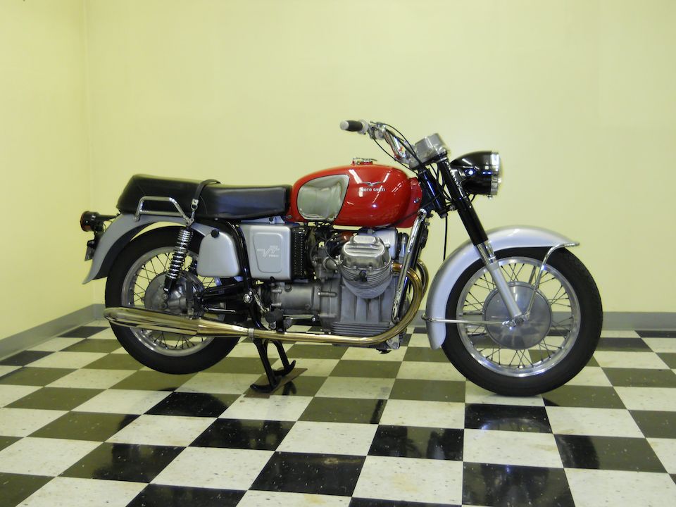 Bonhams 1967 Moto Guzzi V7 Frame no. 1496 Engine no. 1496