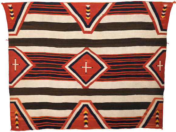 Bonhams : A Navajo late classic chief's blanket