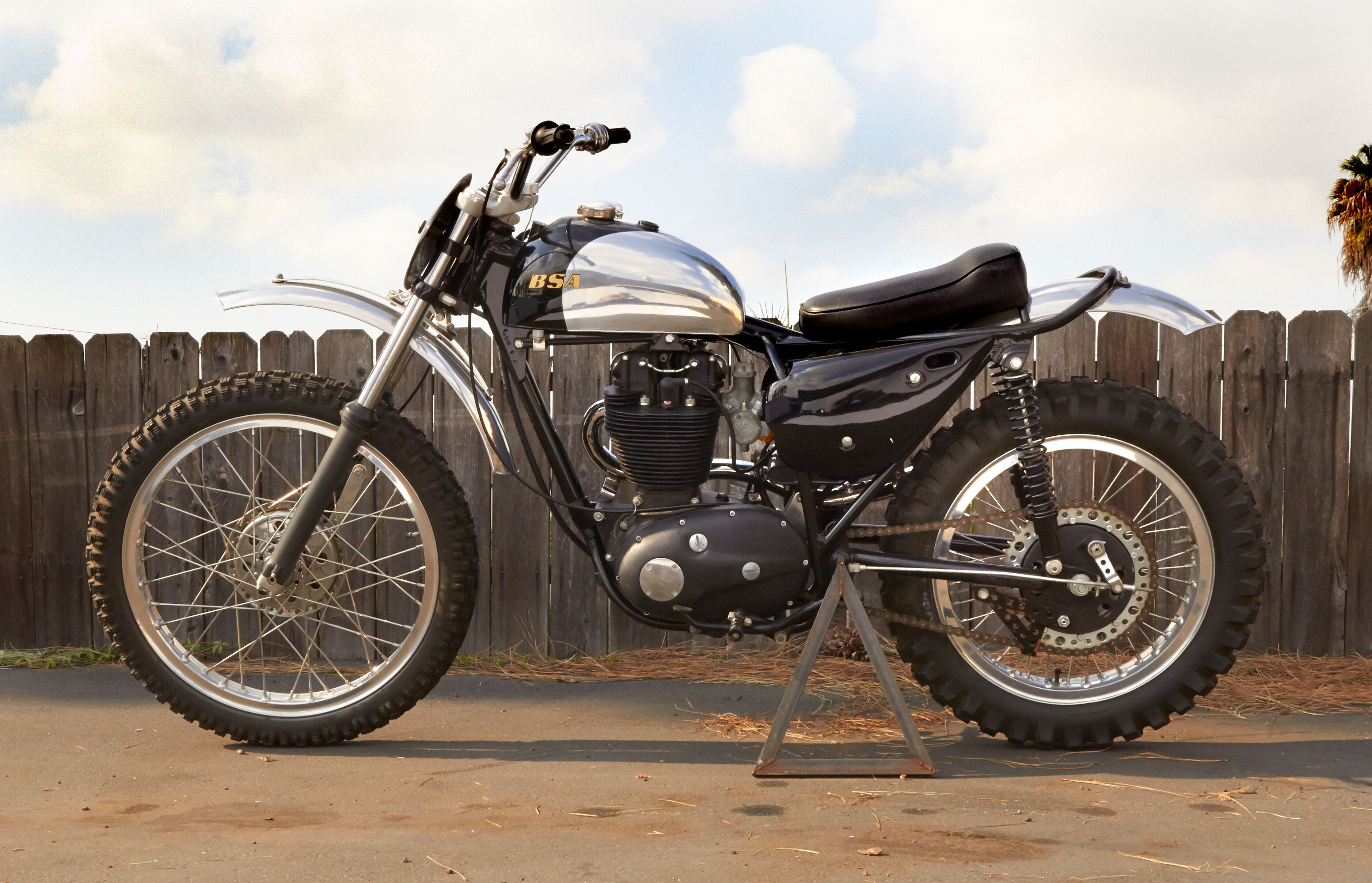 Bonhams Works race rebuilt from BSA factory parts,1967 BSA B44 MX