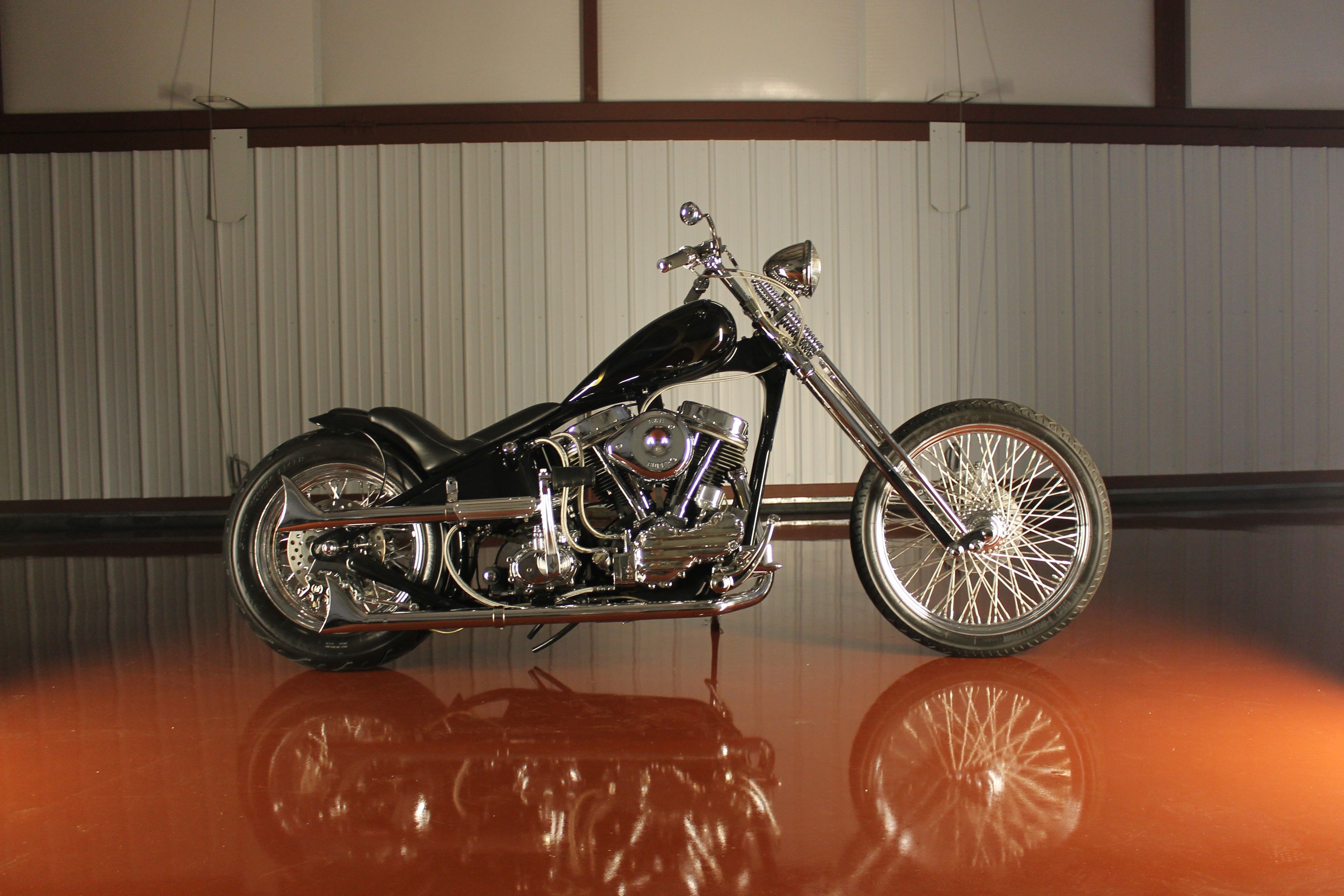 Harley Davidson Chopper Ghost Rider Bike Model Harley Davidson
