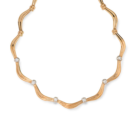 Collier Donut En Lucite Façon Ambre, Deux Tons, 70 Cm - Look Boho Chic