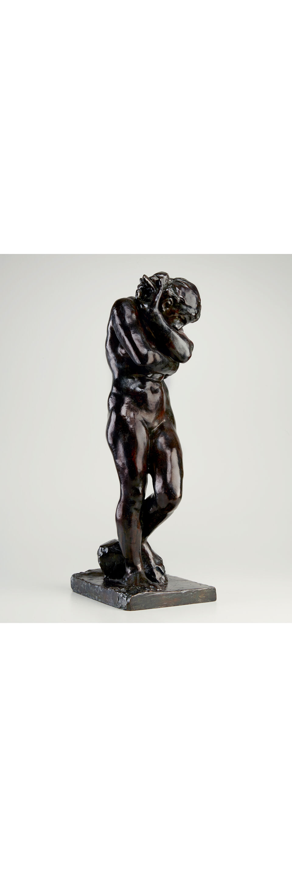 Bonhams Auguste Rodin 1840 1917 Eve Petit Modele Version A La Base Carree Dite Aussi Aux Pieds Plats 29 5 8 In 75 2 Cm Height Conceived In 1883 And Cast Between 1925 And 1935