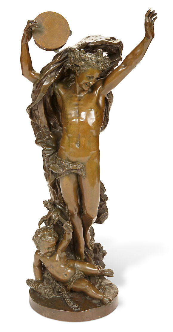 Bonhams : A French patinated bronze figure: Le Génie de la Danse Jean ...