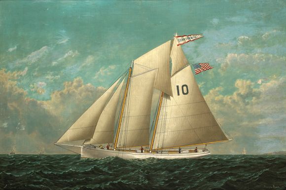 Bonhams : Joseph Lee (American, 1827-1880) The pilot schooner ...