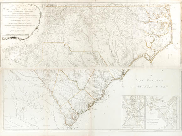 Bonhams : MOUZON, HENRY. 1741-1807. An Accurate Map of North and South ...