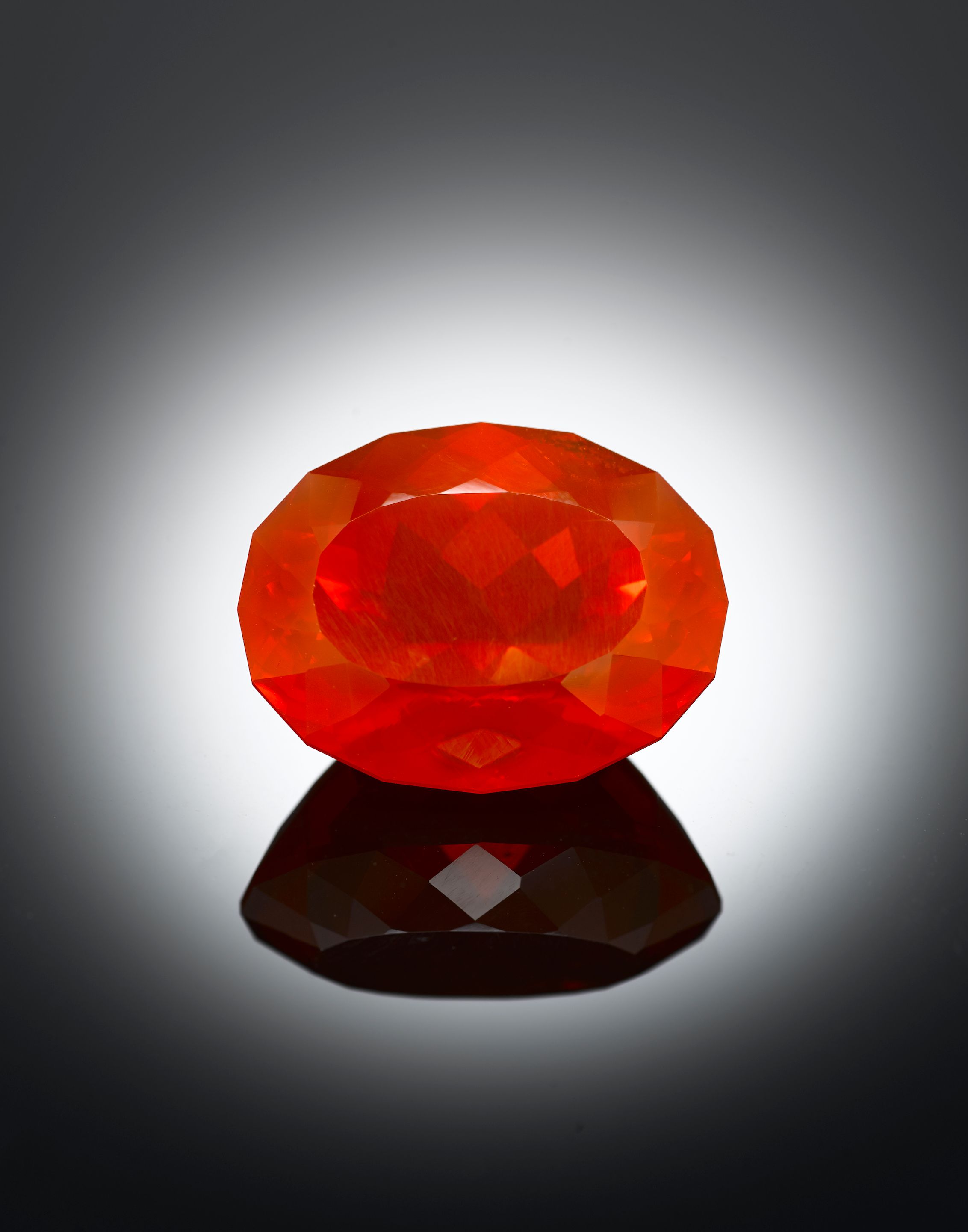 Large and Exceptional Red Fire Opal