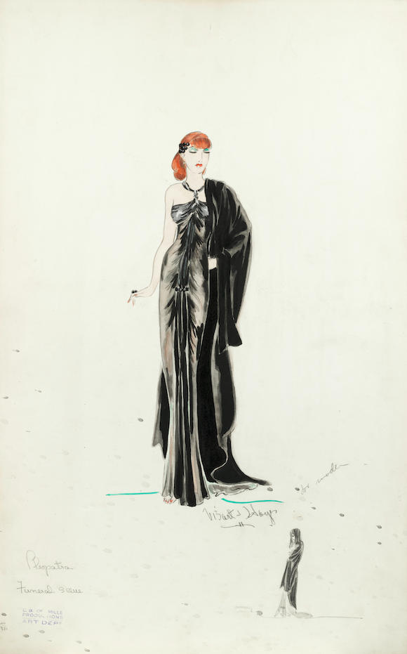 Bonhams : A Natalie Visart costume design for Cleopatra