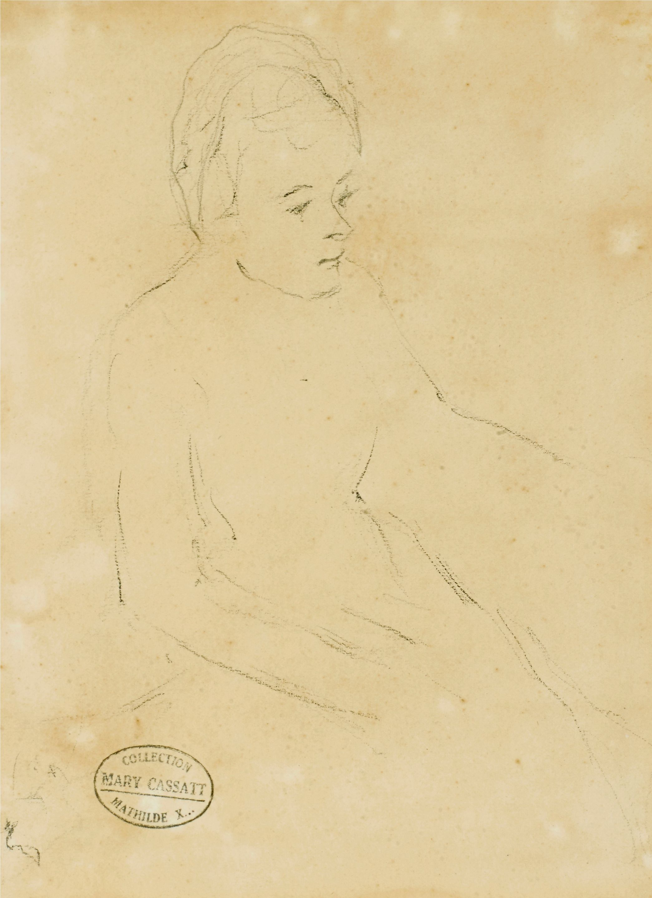 A Study of a Seated Lady