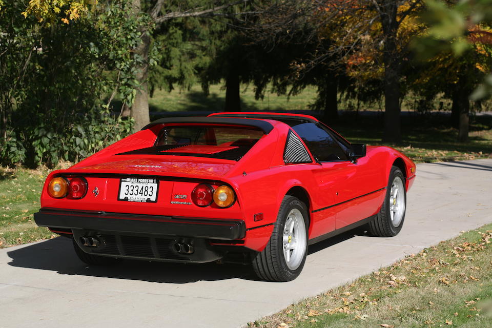 Bonhams 1984 Ferrari 308 Gts Quattrovalvoleengine No 00383