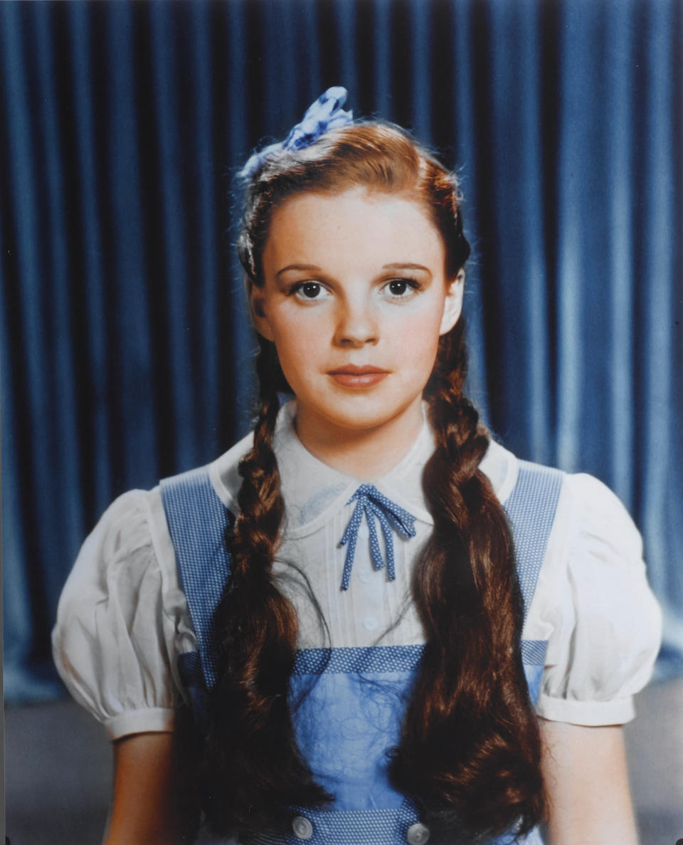Bonhams A Judy Garland Worn Dorothy Blouse And Pinafore From The Wizard Of Oz
