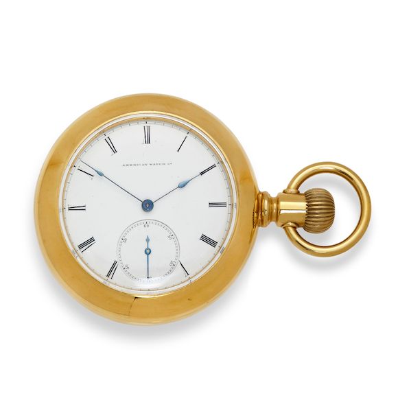 Bonhams : Waltham. Two watches with experimental keyless winding