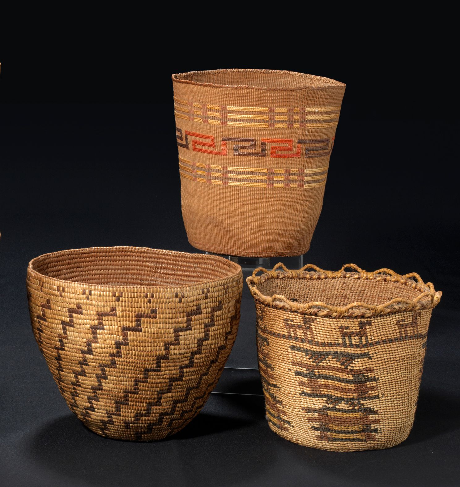 Three Northern baskets