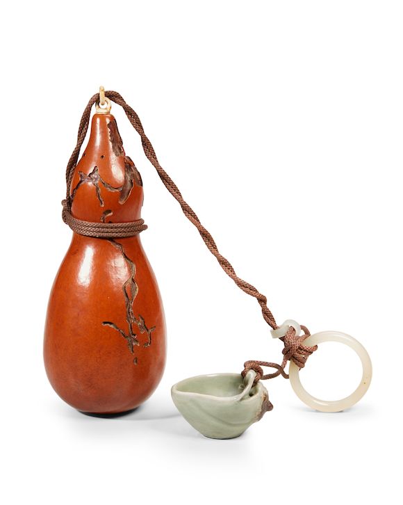 Bonhams A SAKE GOURD Japan, Edo period (16151868) or Meiji era (1868