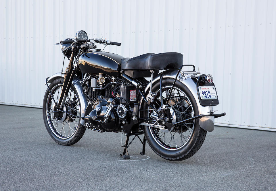 Bonhams : With Francois Grosset electric-start kit,1951 Vincent 998cc ...