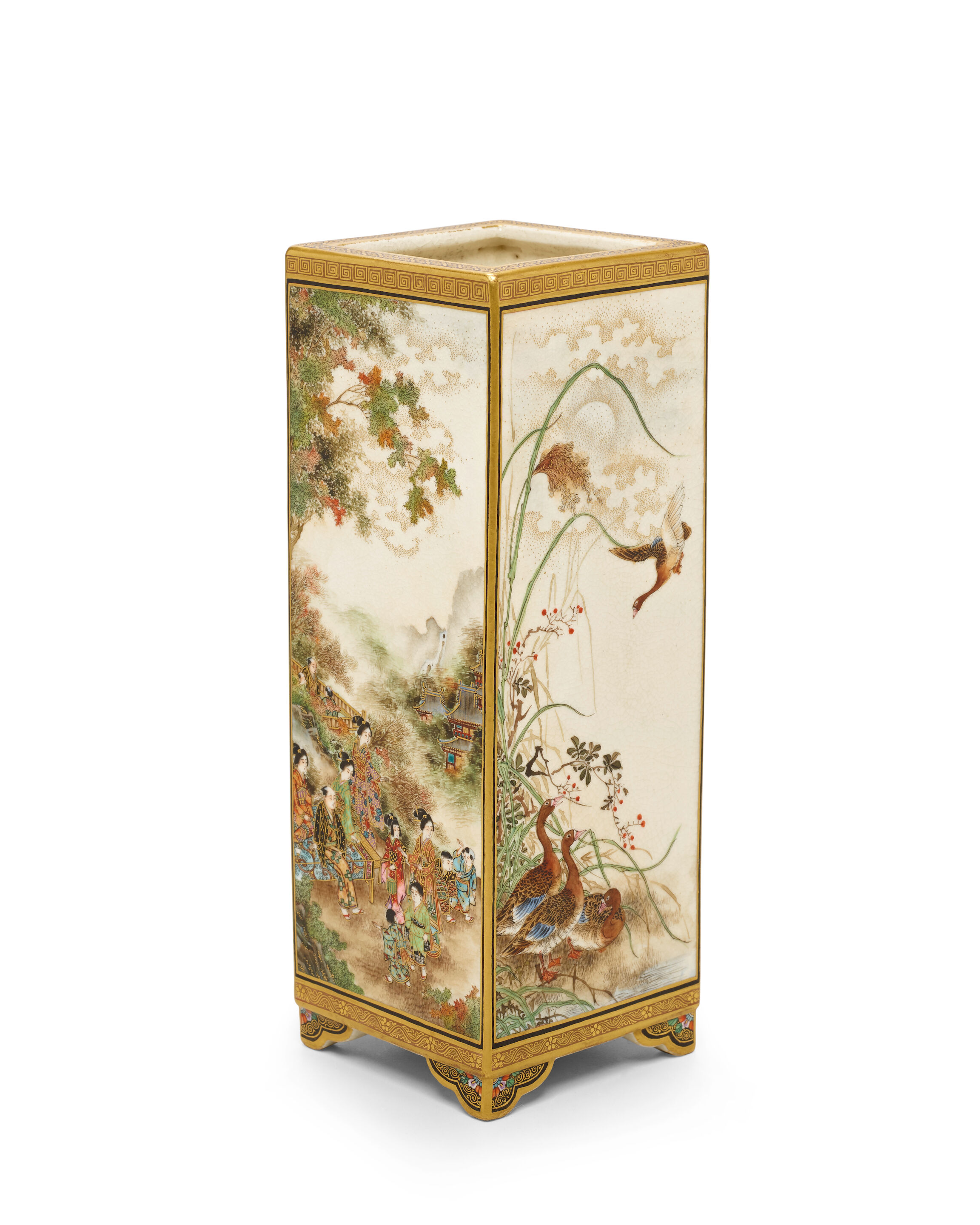 A Square Sided Vase