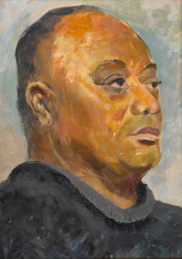 Bonhams : John Melville Kelly (1879-1962) Portrait of a Polynesian man ...