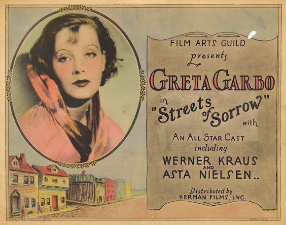 Bonhams : Streets of Sorrow (aka The Joyless Street)