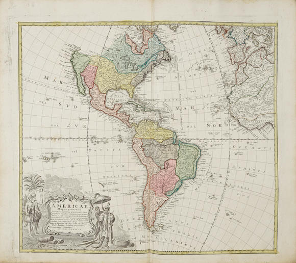 Bonhams : HOMANN, JOHANN BAPTIST. 1663-1724. Homannischer Atlas von ...