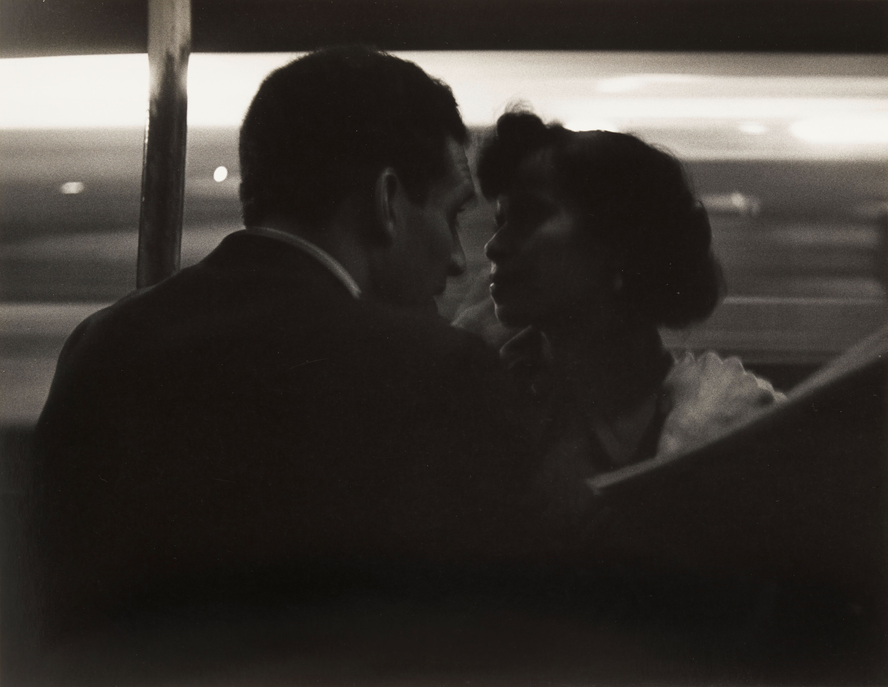 Couple Talking, Subway Platform
