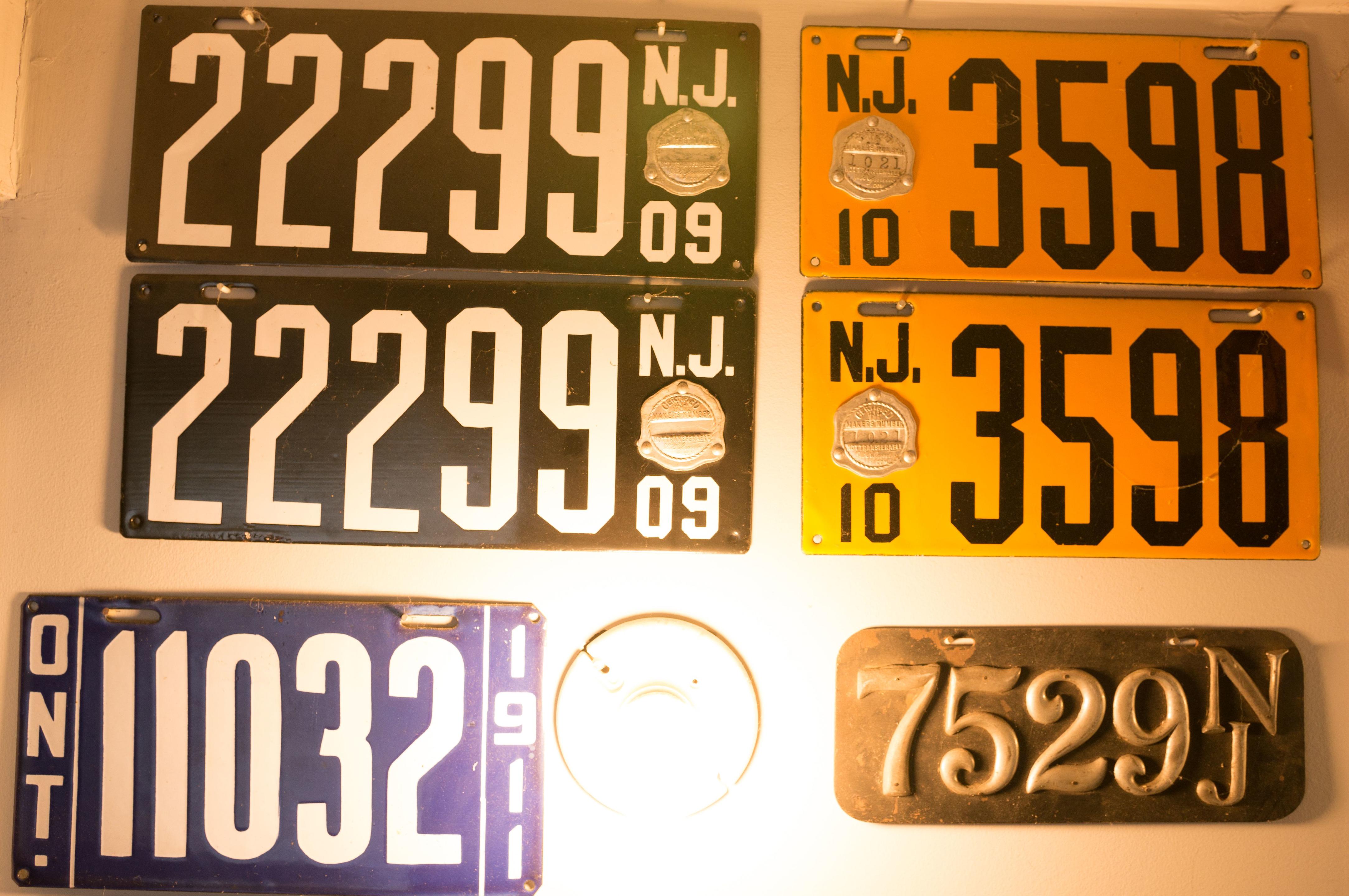 Bonhams Cars : 1910 New Jersey Plate