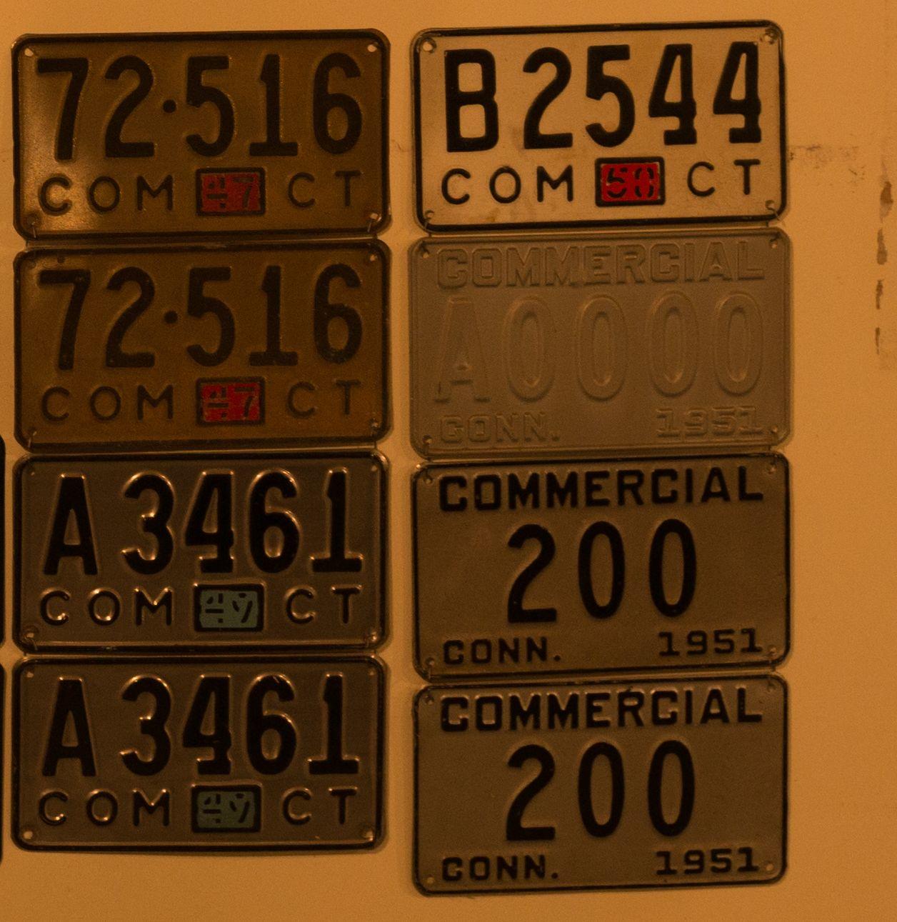 Bonhams Cars : 1940s-50s Connecticut Plates