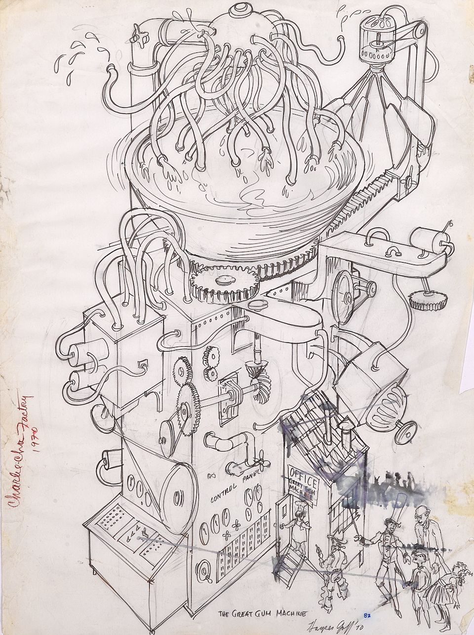 Bonhams A group of Harper Goff design drawings of the Great Gum