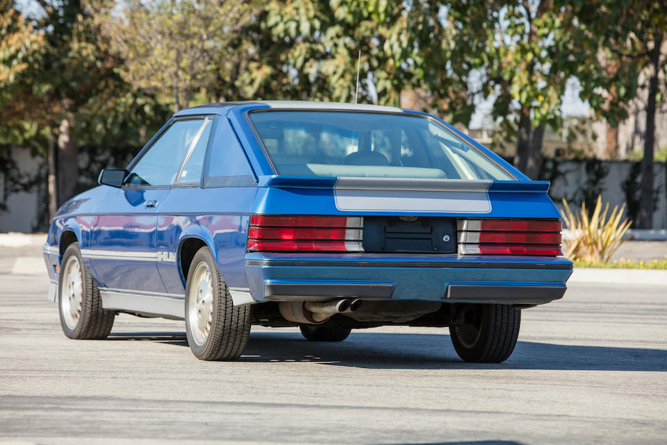 Bonhams 1982 Dodge Shelby Charger PrototypeVIN. 1B3BZ44B4CD278674