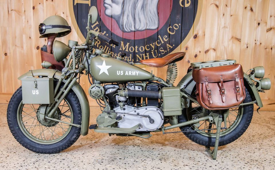 Bonhams 1941 Indian 30ci 741 Scout Military Engine No GDA32908