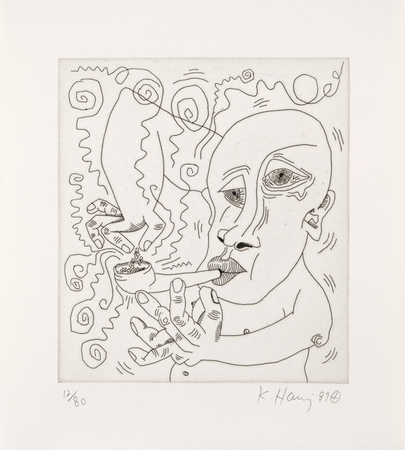 Bonhams : Keith Haring (1958-1990); The Valley 10, from The Valley ...