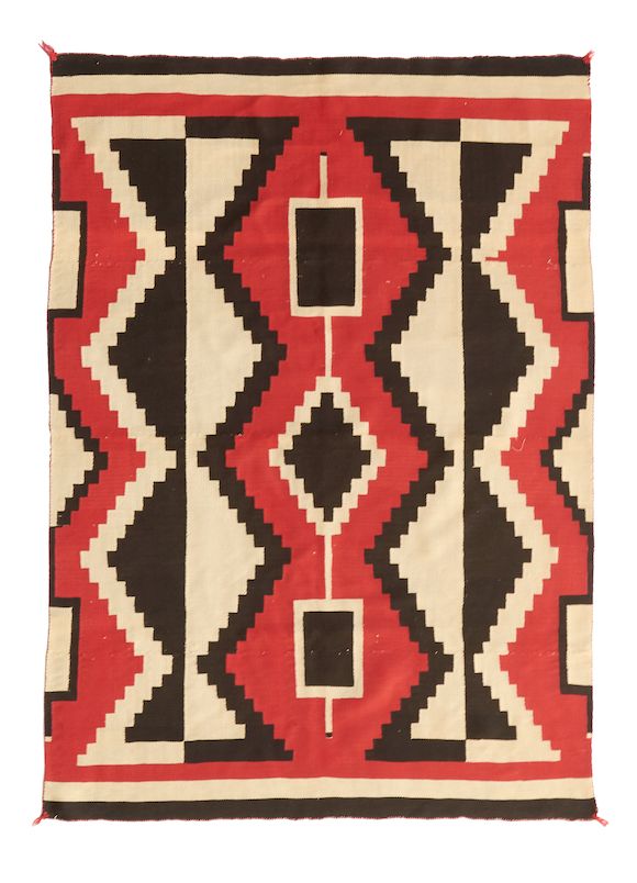 Bonhams A Navajo Germantown rug
