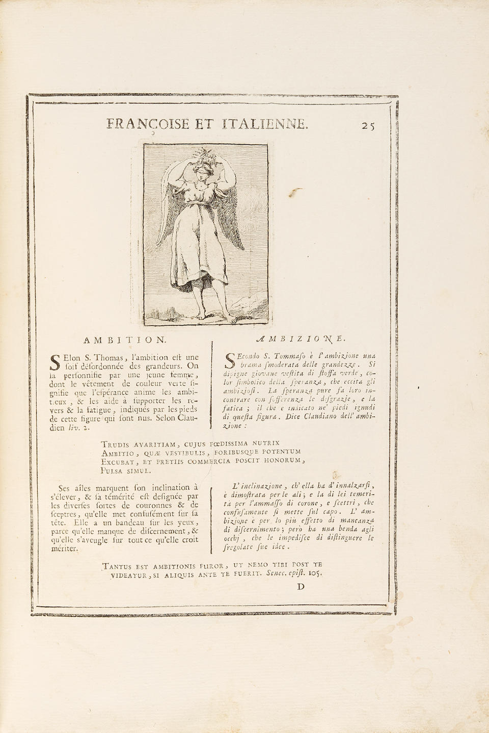 Bonhams Boudard Jean Baptiste 1710 1768 Iconologie Tiree De Divers Auteurs Ouvrage Utile Aux Gens De Lettres Aux Poetes Aux Artistes Generalement A Tous Les Amateurs Des Beaux Arts Parma Philippe Carmignani 1759