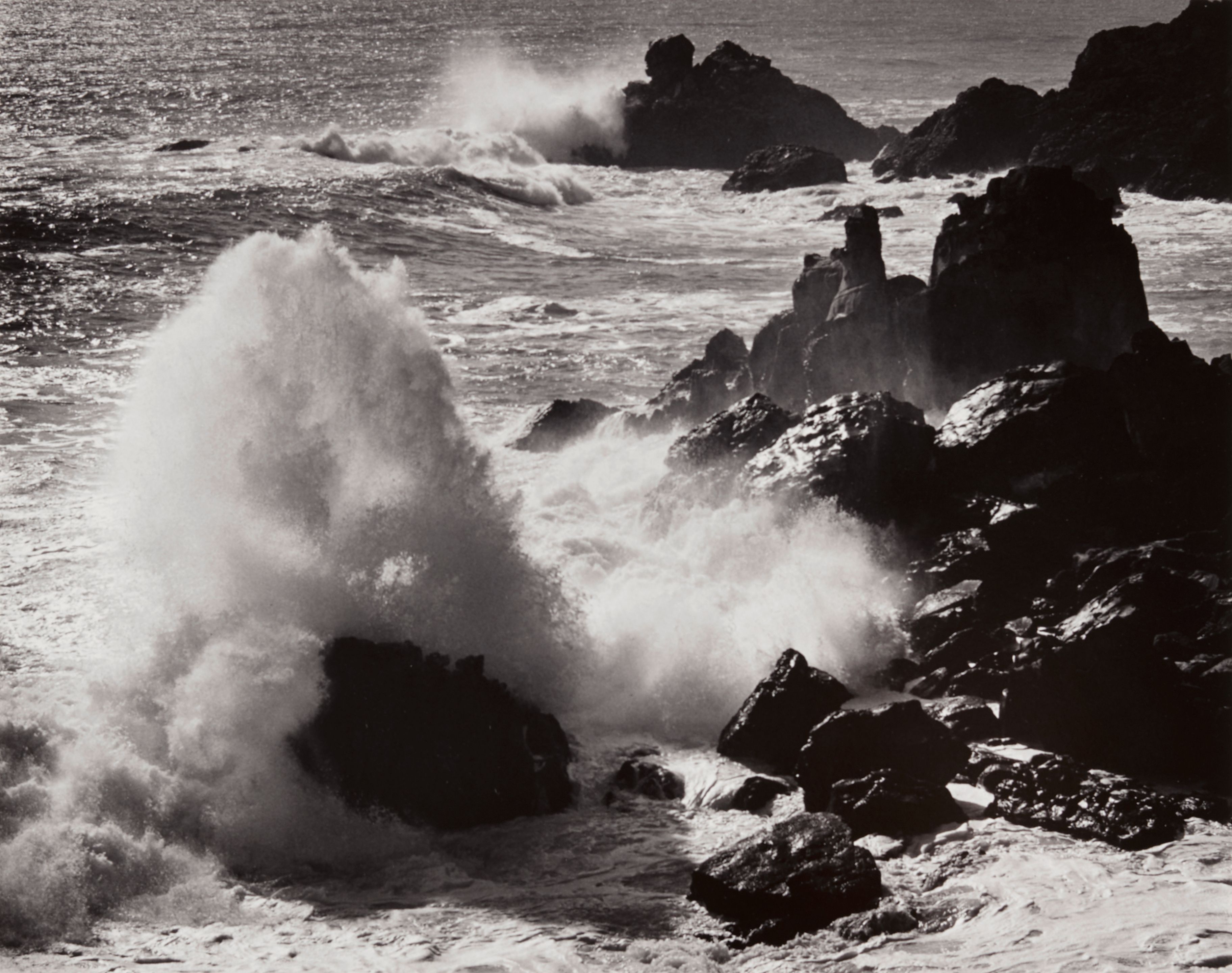 Storm Surf, Timber Cove, Plate XIII from Portfolio Four: What Majestic Word