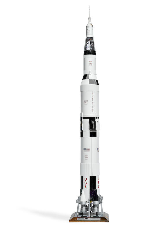 Bonhams : SATURN V 1/100 SCALE MODEL. Model of the Saturn V by the ...