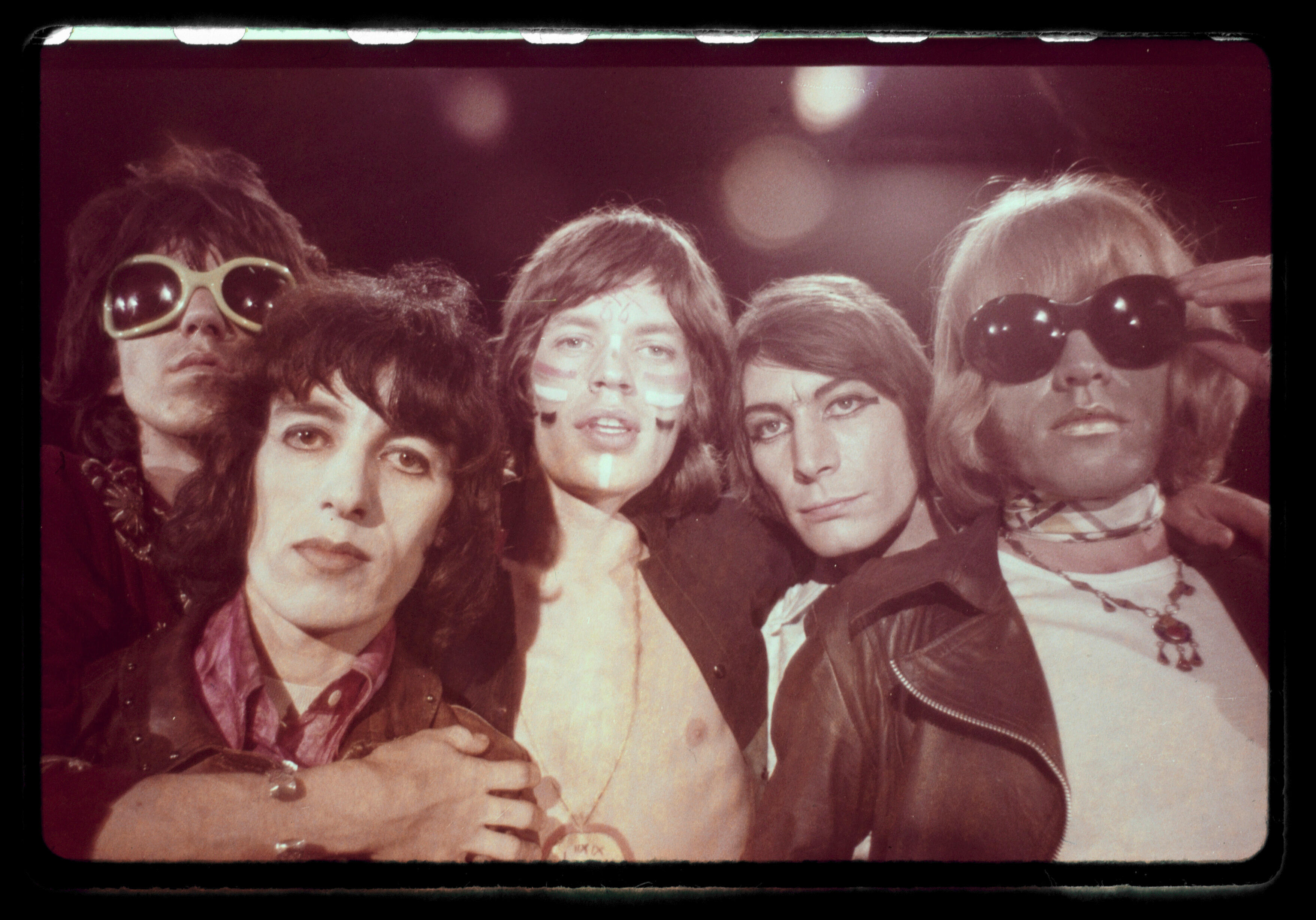 A Collection of 72 transparencies of the Rolling Stones taken by Peter...