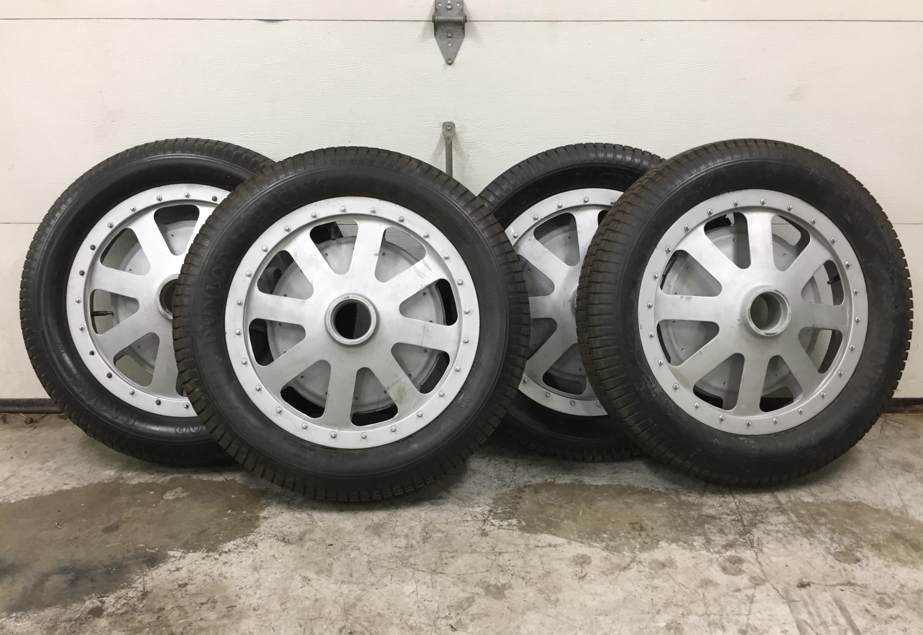 Bonhams Cars : Set of 4 Bugatti Type 35 Aluminum Wheels