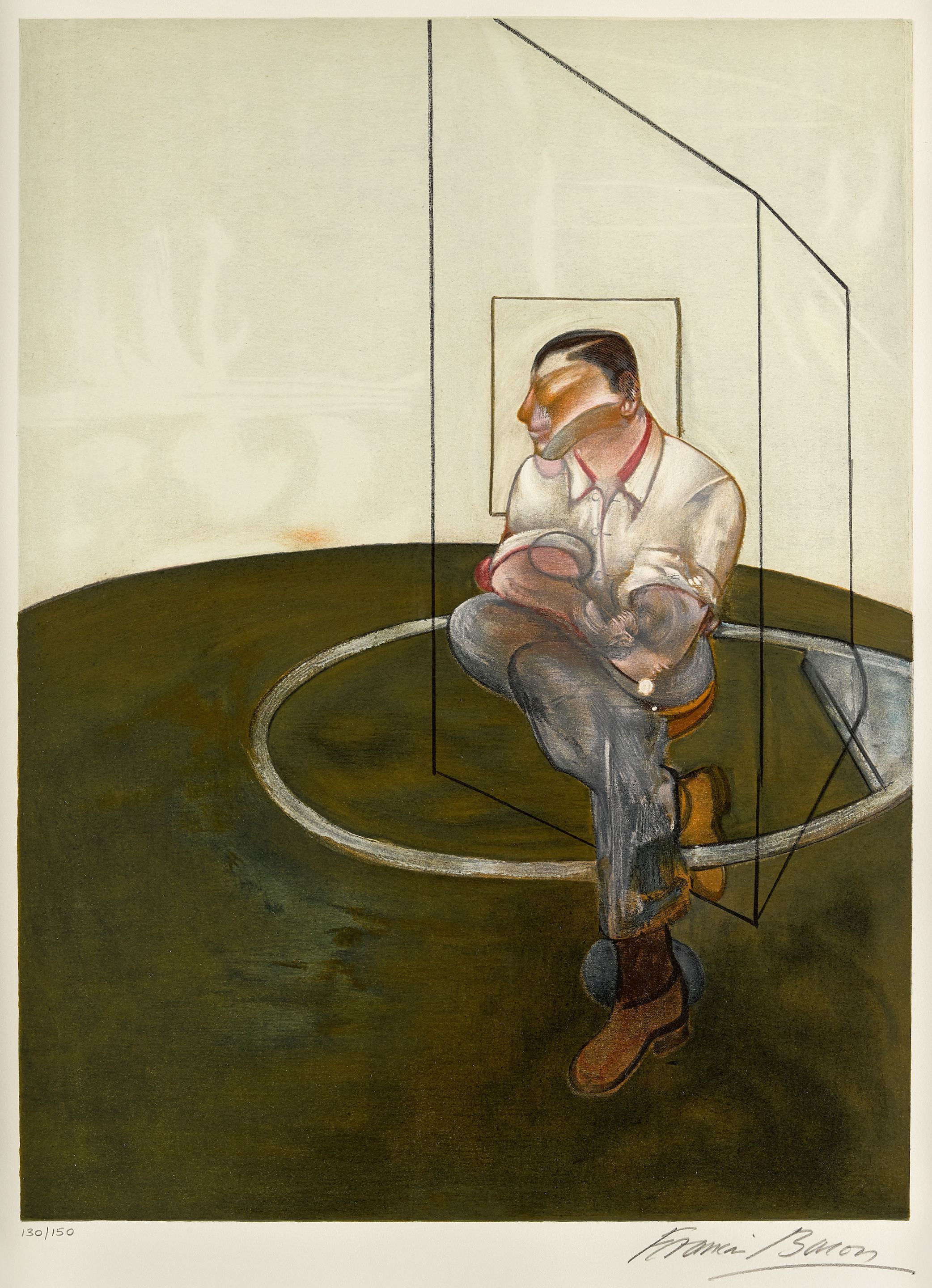 Three Studies for a Portrait of John Edwards (Right Panel)