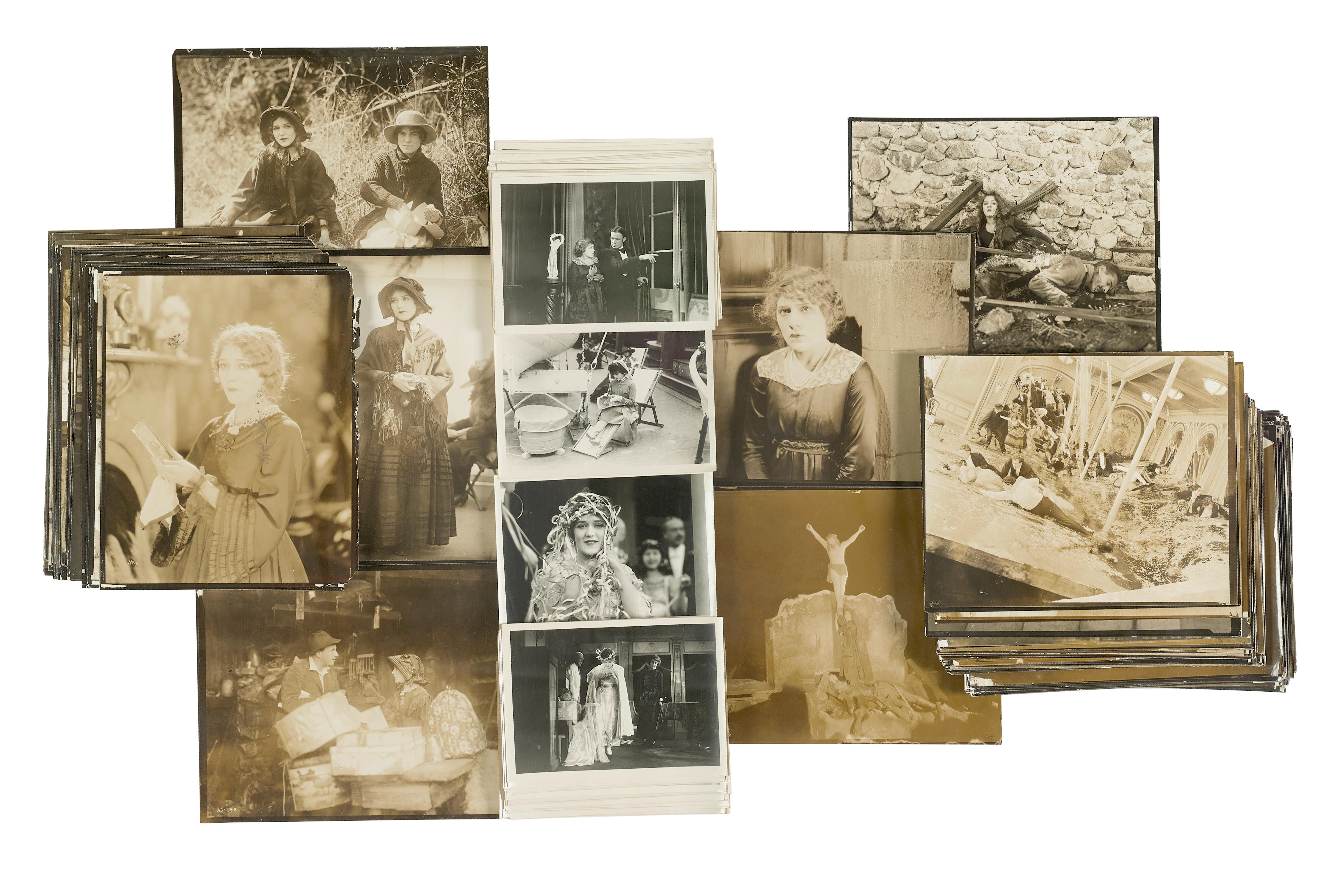 A Mary Pickford archive of photos pertaining to A Romance of the Redwoods...