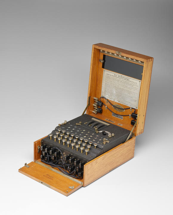 Bonhams : ENIGMA MACHINE A Rare 3-Rotor German Enigma I Enciphering ...