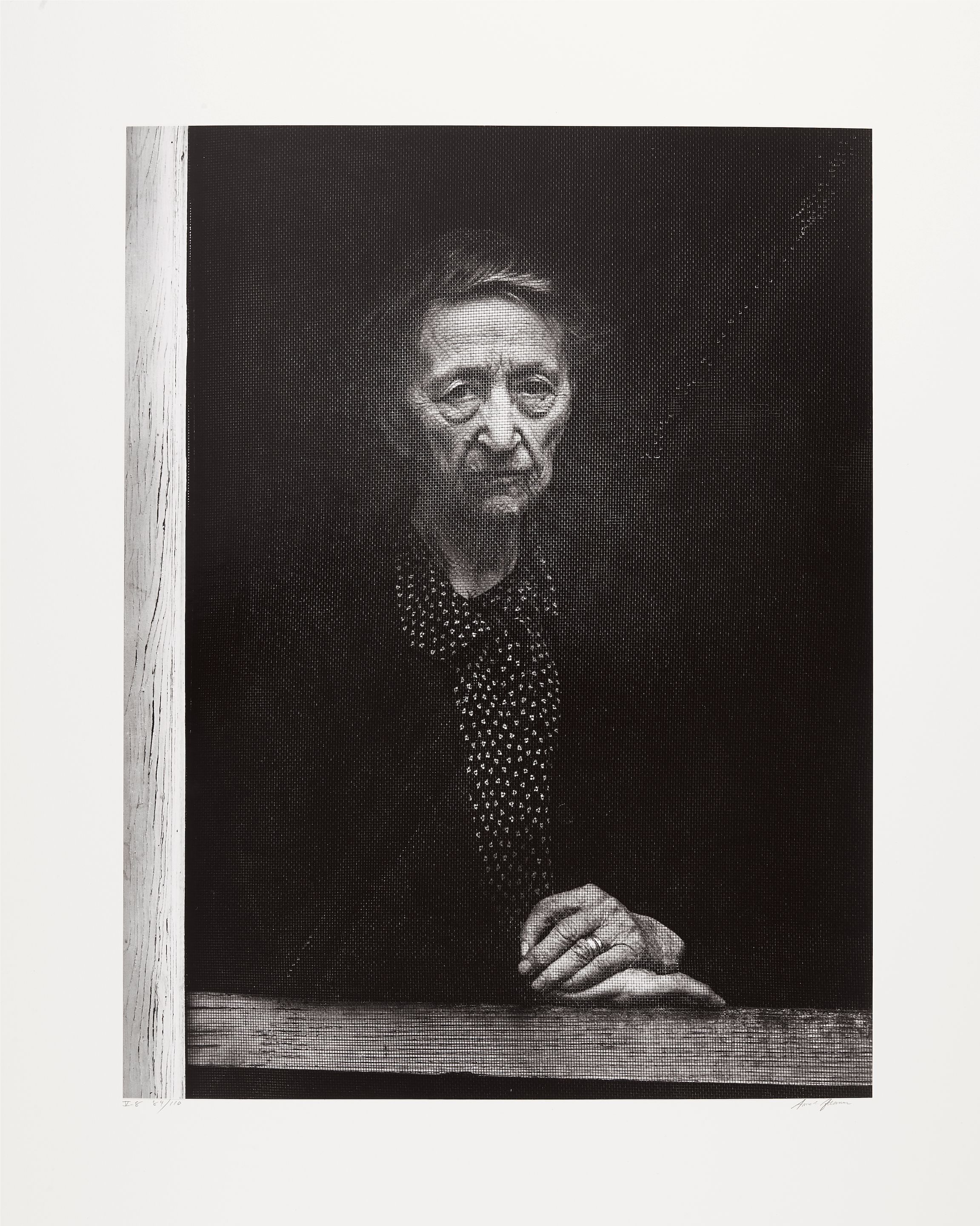Woman Behind Screen Door, Independence, California, from Portfolio V