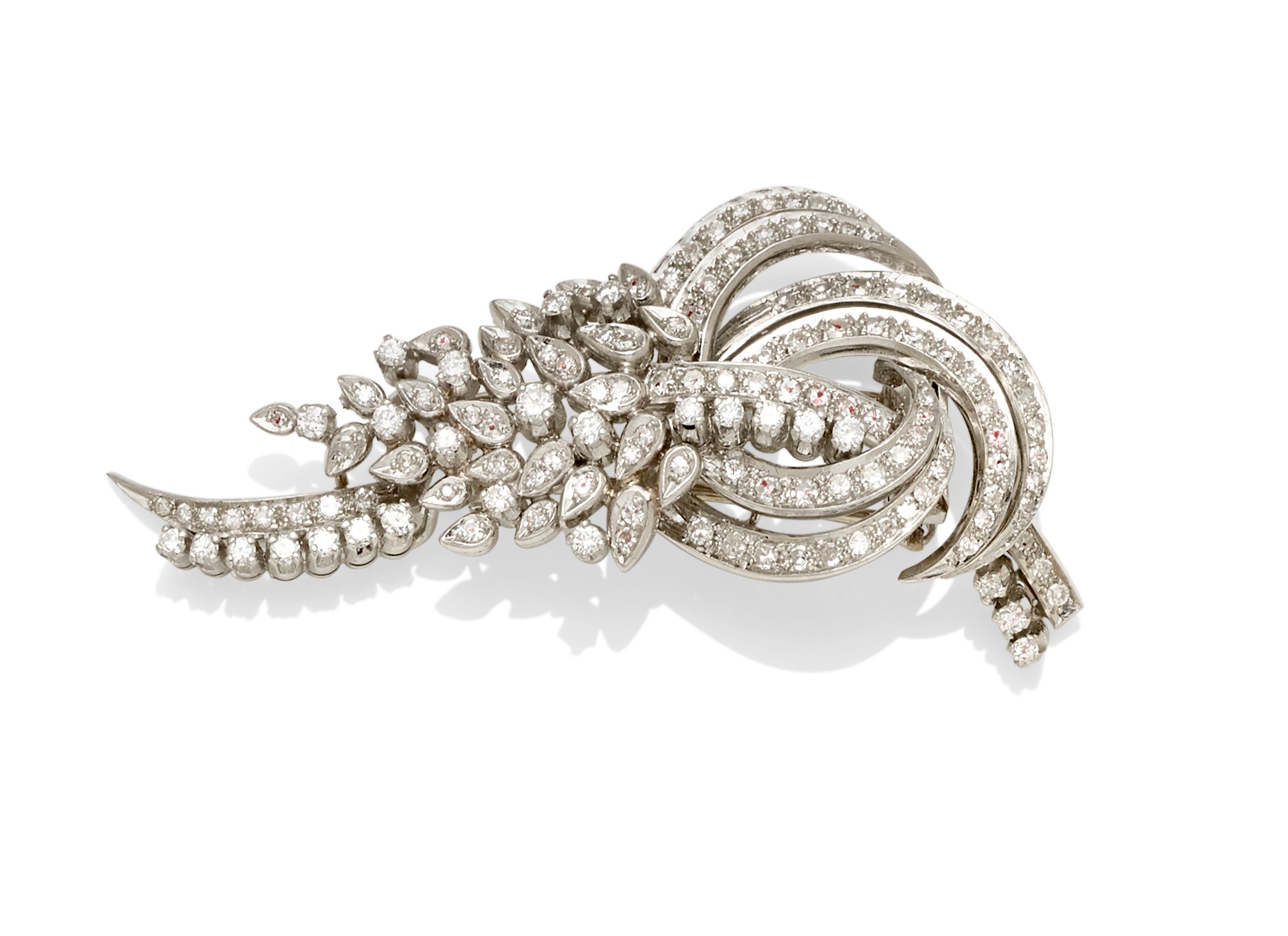 A diamond clip