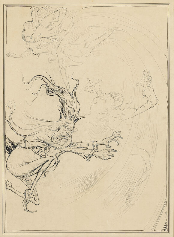 Bonhams : NEILL, JOHN R[EA]. 1877-1943. Original pen-and-ink drawing ...