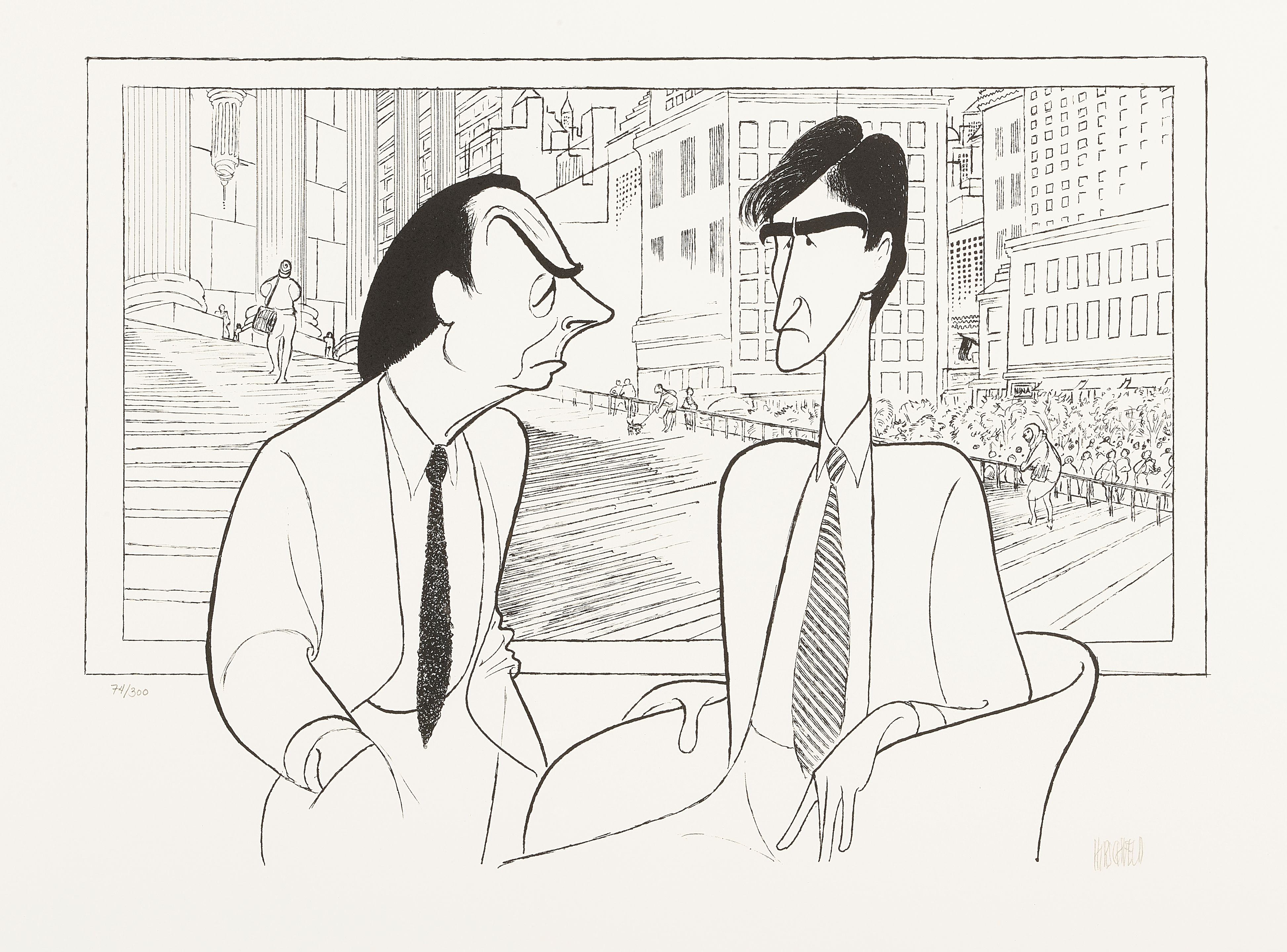 Bonhams HIRSCHFELD ALBERT 1903 2003 ORBACH JEROME JERRY 1935 