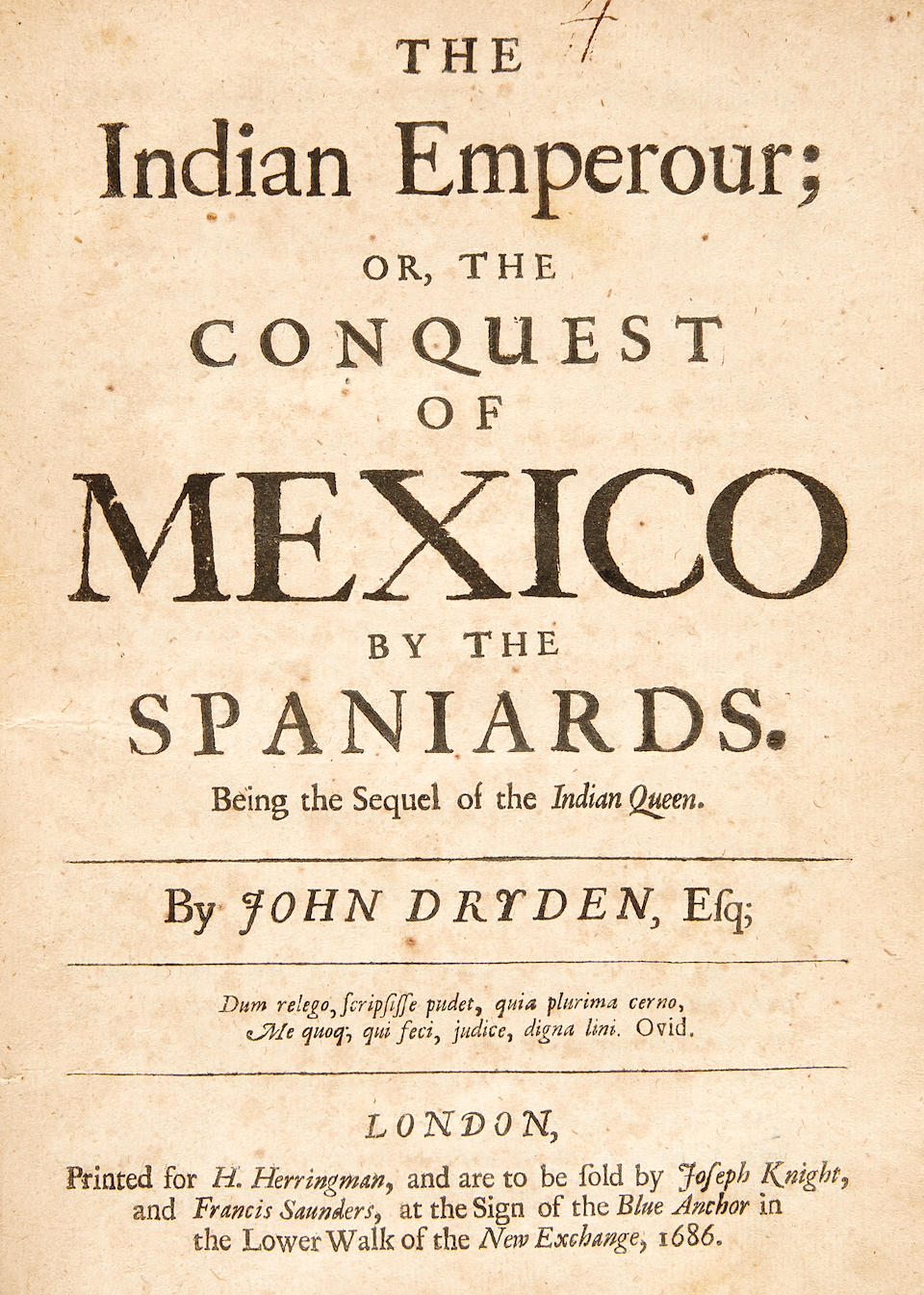 Bonhams Dryden John 1631 1700 Absalom And Achitophel A Poem