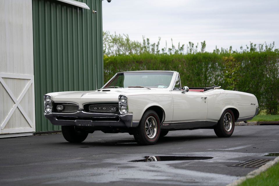 Bonhams 1967 Pontiac Gto Convertiblechassis No p