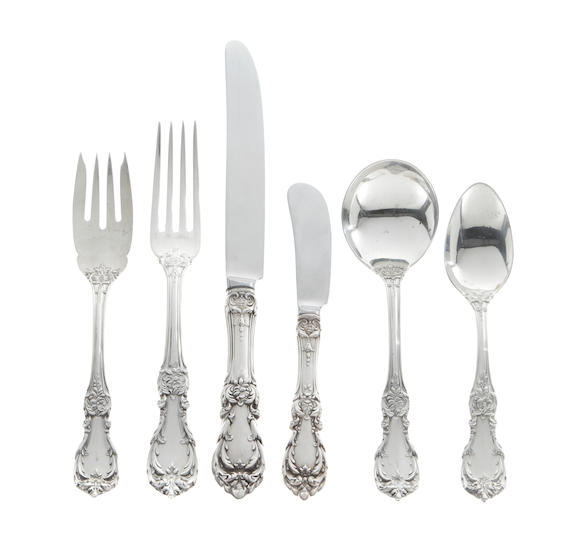 Bonhams : An American sterling silver partial flatware service by Reed ...