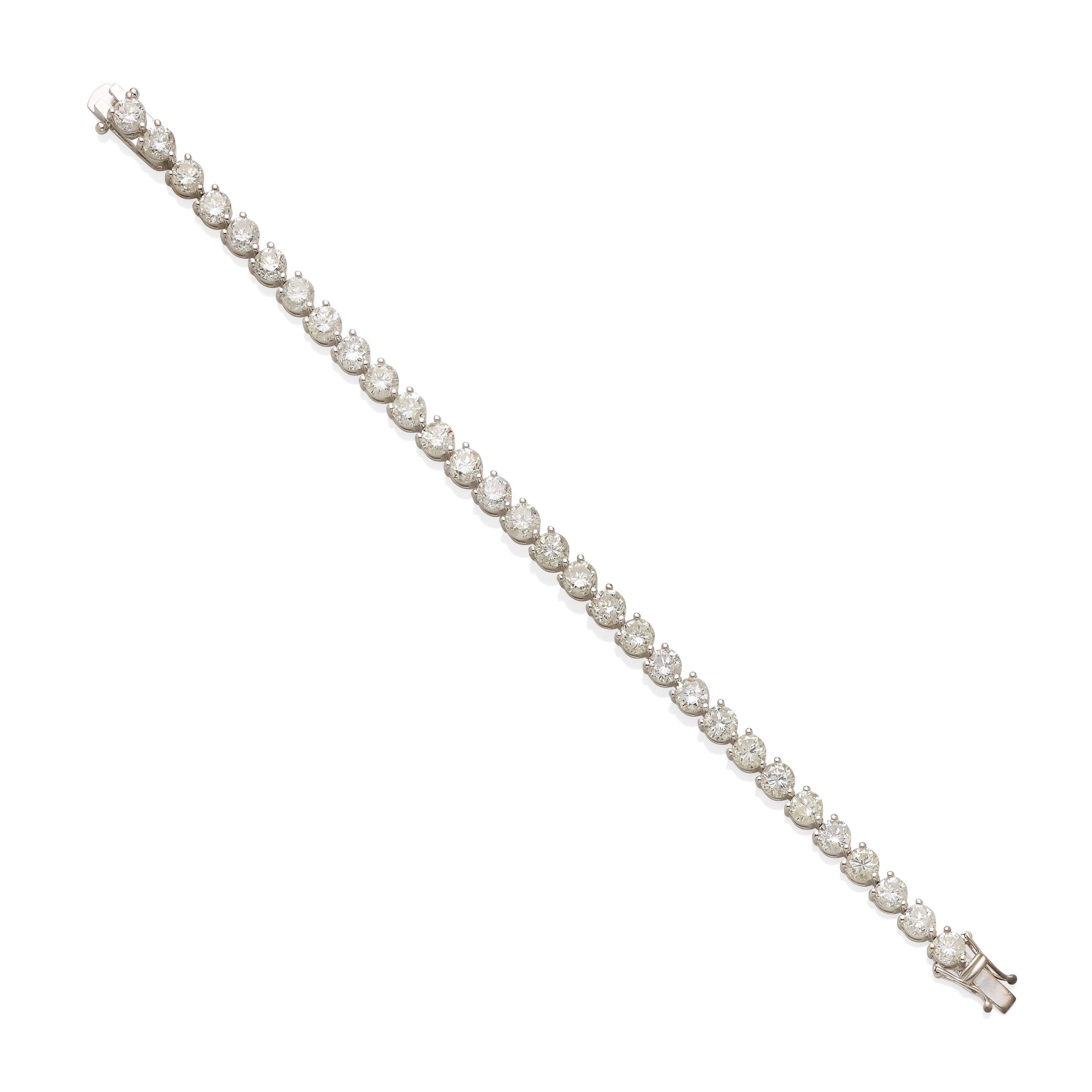 A diamond bracelet