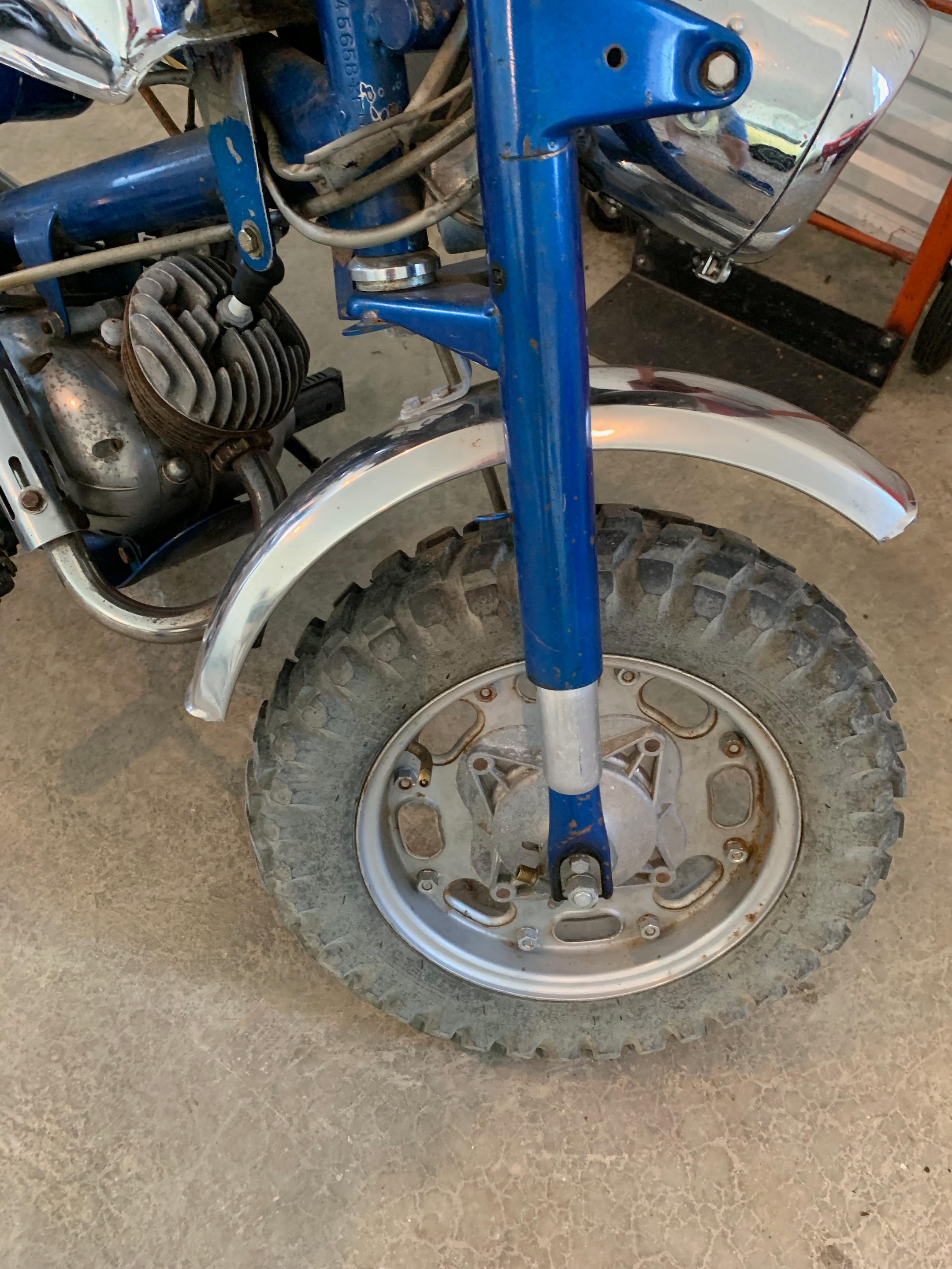 Bonhams Cars c.1969 Benelli 50cc Dynamo Trail Frame no. 645658
