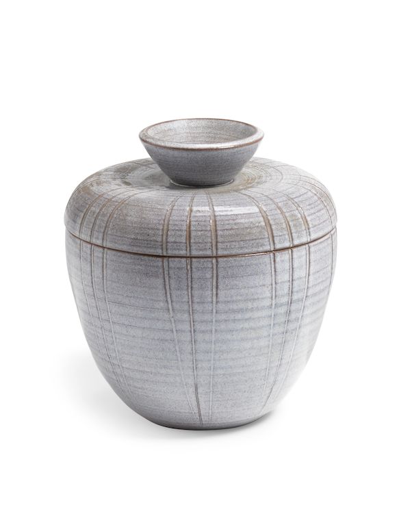 Bonhams : Harrison McIntosh (1914-2016) Covered Jarglazed stoneware ...
